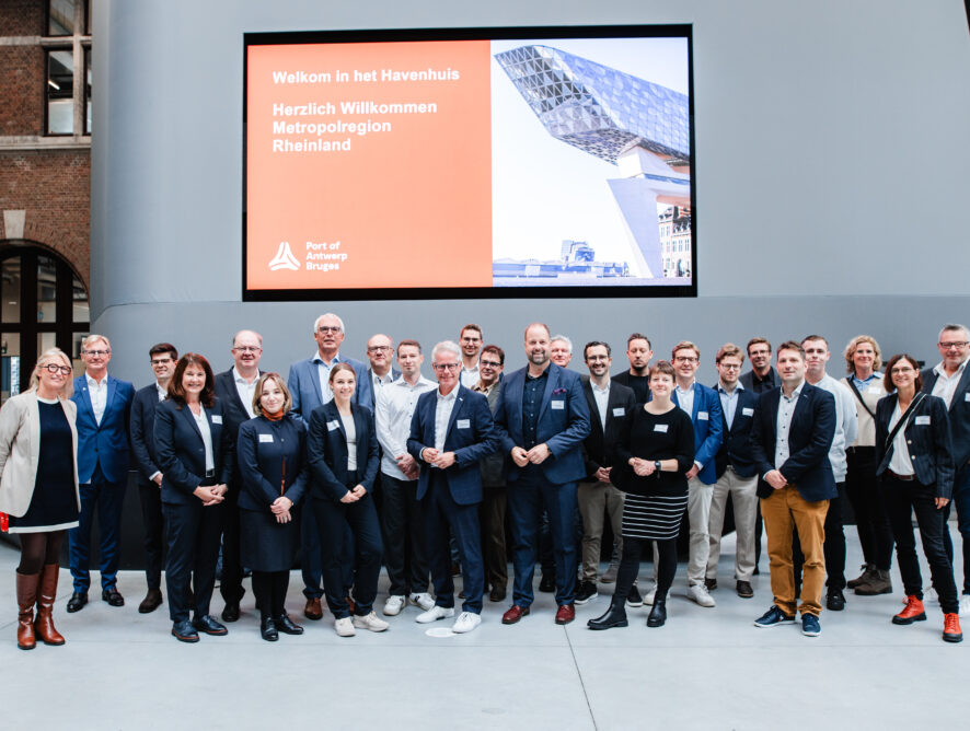 Grenzüberschreitende Zusammenarbeit beim Thema Carbon Management – Der Arbeitskreis Energie und Transformation zu Gast beim Port of Antwerp-Bruges