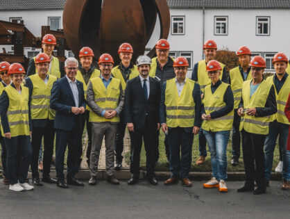 Der Arbeitskreis Energie und Transformation zu Gast bei einem Krefelder Traditionsunternehmen